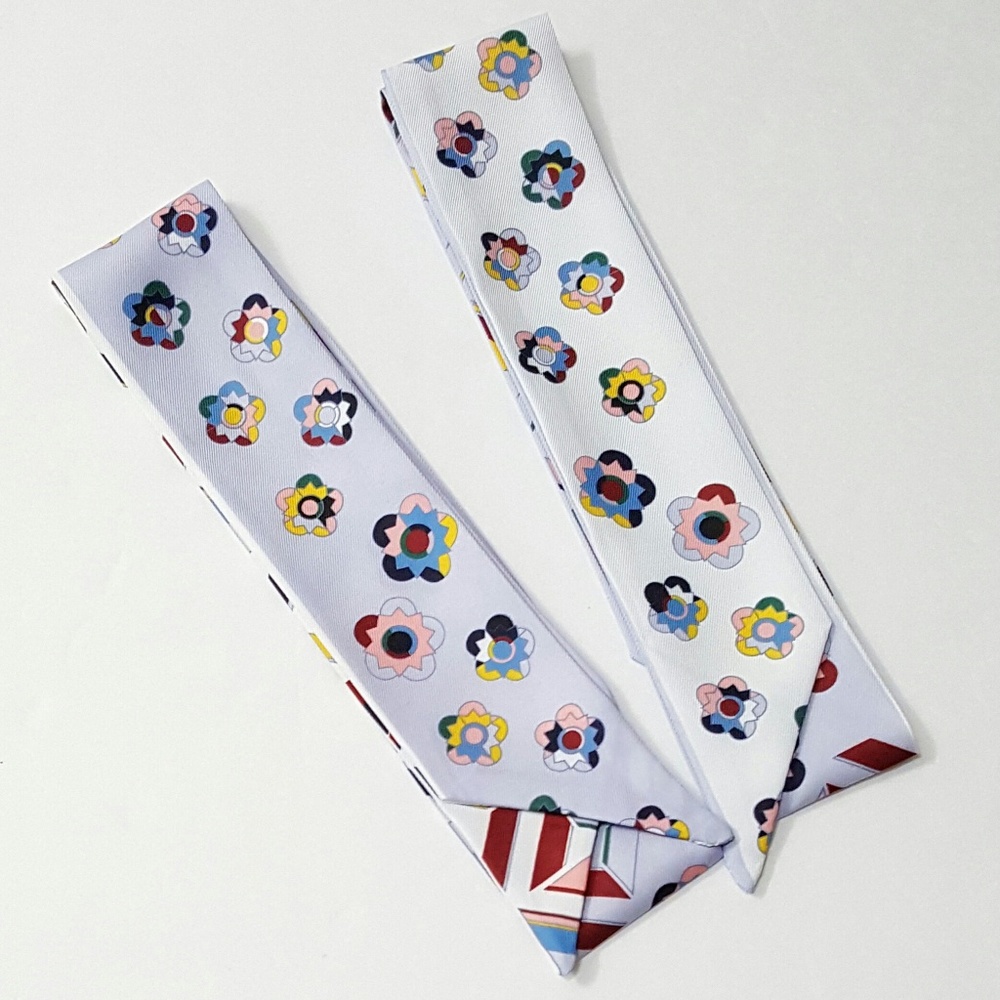 ⤵⤵2pcs Flowers Aztec Design Cotton Scarves - Picture 3 of 7